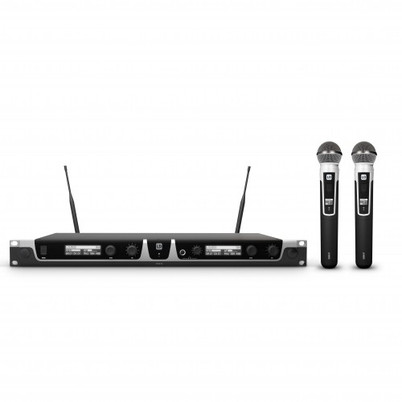 LD Systems U506 HHD2 Dual - Wireless Microphone System with 2 x Dynamic Handheld Microphone